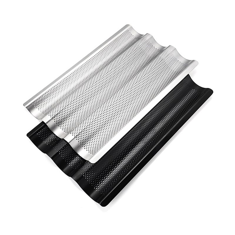 aluminum baguette pan for commercial bakery use