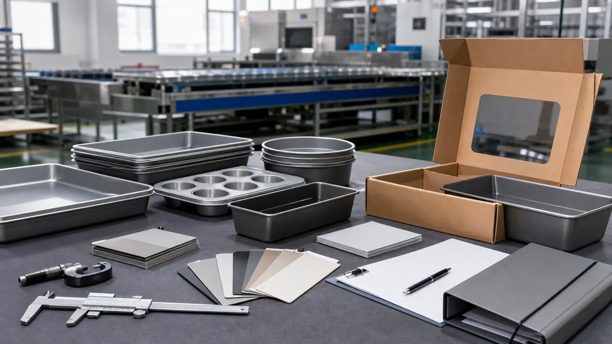 Commercial bakeware production overview for supplier qualification