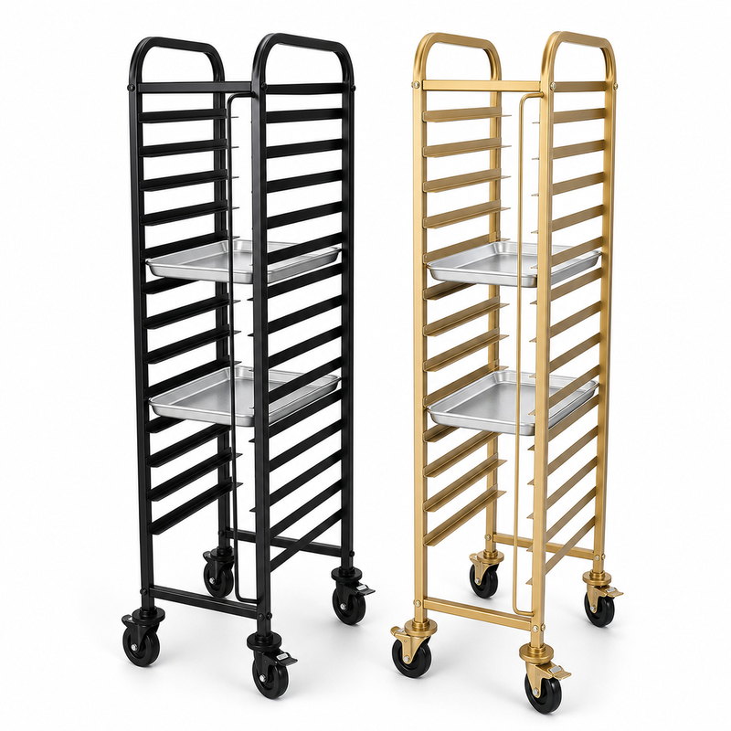 custom bakery rack trolley developed from drawing or sample