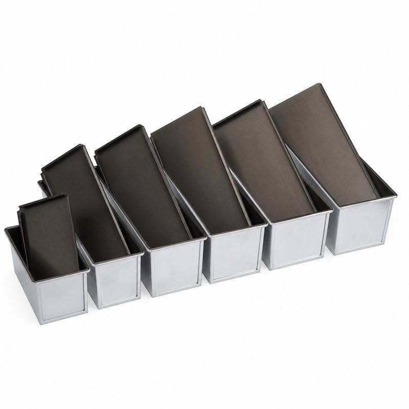 single commercial loaf pan for bread bakery production