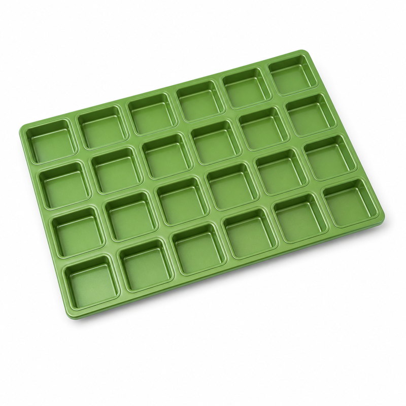 square commercial cake pans for bakery and dessert production